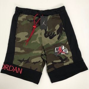 Jordan Jumpman Shorts Classics Camo Fleece Small